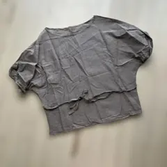 INED 半袖　トップス　ベージュ　透け感のサムネイル