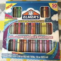 (箱無し)ELMER'S エルマーズ レインボーグリッターグルーペン