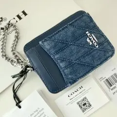 COACH コーチ ダブルジップポーチ 長財布 リストレット たチェリー