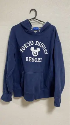東京ディズニーリゾート パーカー LL ネイビー