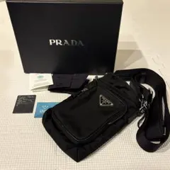 「美品」PRADA Re-Nylon フォンケース プラダ ショルダーバッグ