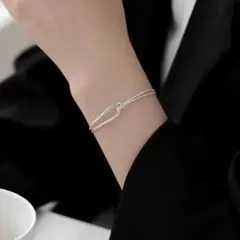 シルバー ユニークデザイン ブレスレット