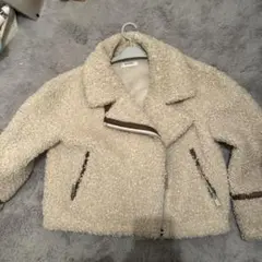 SNIDEL ボアジャケット クリーム