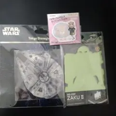 人気アニメ/特撮/映画 ふせん3点セット （スパイファミリー/ザクII/SW）