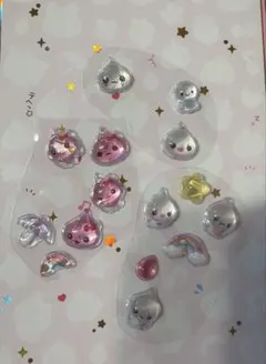 正規品　ボンボンドロップシール　しずくちゃん　ピンク　白　お裾分け　クーリア