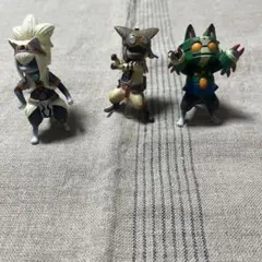 モンハンフィギュア▪️キリンネコ・マフモフネコセルタスネコ　3体セット