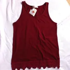 【未使用、タグ付き】Chocol raffine　robe　レース タンクトップのサムネイル