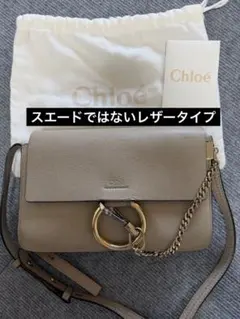 Chloé FAYE パイソンレザー×ダークグリーン - メルカリ