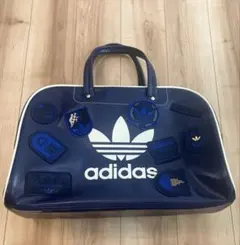 希少 70s】adidas ピーターブラック ボストンバッグ ブルー 青 - メルカリ