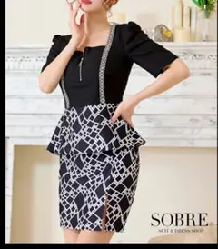 新品希少SOBRE ソブレ キャバ ドレス ナイトクラブ パーティーワンピース