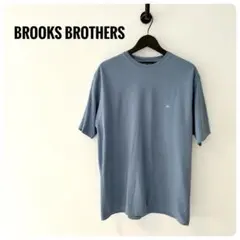 Brooks Brothers クルーネック カノコ Tシャツ ブルー Lサイズのサムネイル