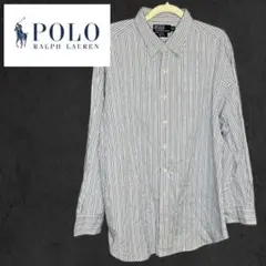 【Polo by Ralph Lauren】stripe shirt