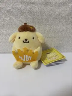 ≒JOY×ポムポムプリン マスコット　ぬいぐるみ サンリオ ニアジョイ