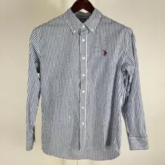 【U.S POLO ASSN.】メンズ ストライプシャツ 春夏 Mのサムネイル
