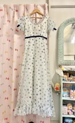JANIE AND JACK うさぎ柄フリル袖ワンピース 90cm - メルカリ