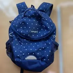 Colemanネイビー 水玉 リュック