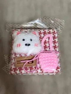 犬モチーフ 立体アップリケ ミニノート メモ帳