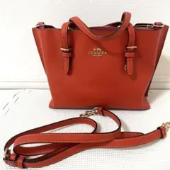COACH オレンジ ショルダーバッグ