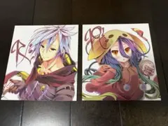 ノーゲーム・ノーライフ リク シュヴィ 色紙