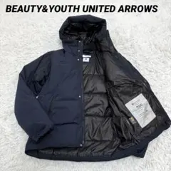 【美品✨】B&Y ユナイテッドアローズ小松マテーレ ダウンジャケット ネイビーL