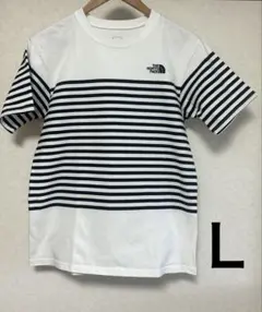 ノースフェイス　ボーダーＴシャツ Ｌサイズのサムネイル