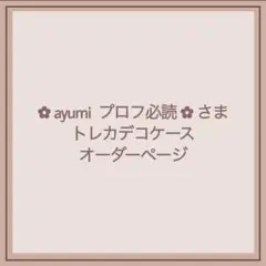 【✿ ayumi プロフ必読 ✿ 様 専用】B8 トレカケース オーダー 1点