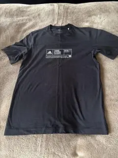 adidas テニス Tシャツ L 黒　レディース