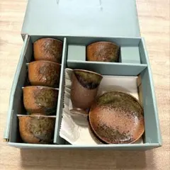 陶器 湯呑みセット 茶器 煎茶碗 皿