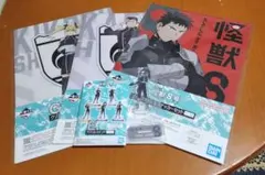 怪獣8号一番くじE賞亜白ミナアクリルスタンド&G賞クリアファイルステッカーセット