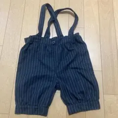 ストライプ サスペンダー付きパンツ 95㎝