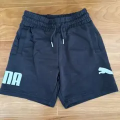 PUMA ブラック ハーフパンツ S/M 140