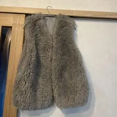 Ray Cassin グレー ファーベスト サイズF
