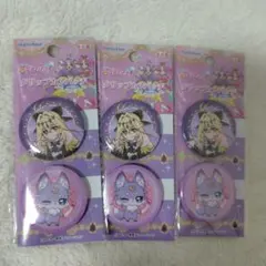 名探偵プリキュア　クリップ缶バッチ　キュアアルカナシャドウ　マシュタン