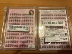【2種類】つけまつげ 10列セットのサムネイル