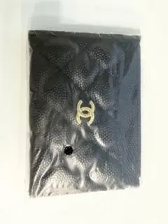 新品未使用品CHANEL ノベルティー キルティングレザー ケース CHANEL ブラック レザー キルティング カードケース ノベルティ - メルカリ