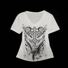 y2k 00s archive tシャツ ピチt グランジ ギャル 十字架 平成