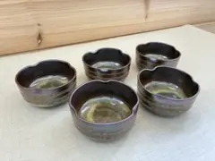備前焼 牡丹 胡麻 たたき皿 タタキ皿 5客揃 - メルカリ