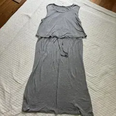 マタニティ　授乳ワンピース