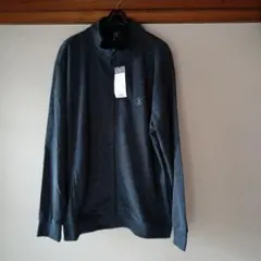 ダークグレー ジップアップ トレーナー LLサイズ、新品未使用