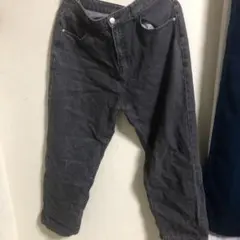 ダークグレー ストレートレッグデニム XL