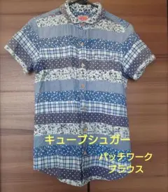 キューブシュガー　パッチワークブラウス　シャツのサムネイル