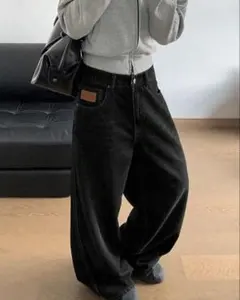 ワイドレッグデニム S