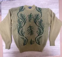 Yves Saint Laurent ニット セーター リーフ柄のサムネイル