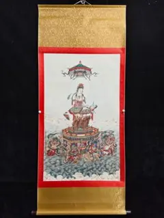 新品未使用】掛け軸 不動明王 仙通 五尺 箱あり 縦156×横50.5㎝ - メルカリ