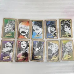 山*田様 僕のヒーローアカデミア 箔押しクリアカード