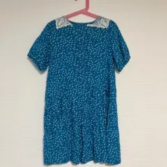 夏物セール☆Seraph ワンピース　130 ターコイズ