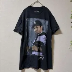 EAZY.E プリント Tシャツ 半袖 S ブラック ストリート musicT