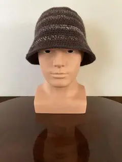 バケットハット　クロッシェハット　ニット帽　ハンドメイド　手編み　男女兼用