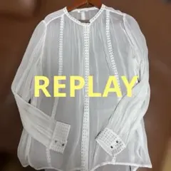 REPLAY スタッズ　シースルーブラウスM アローズ　ビームス　シップスのサムネイル