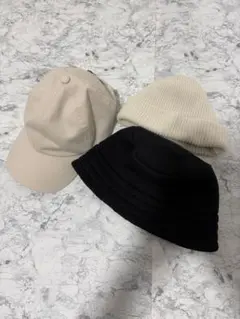 GU キャップ・ニットハット・ビーニー